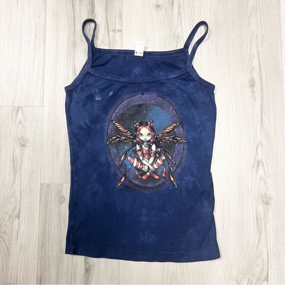NWOT Mountain Girl x Dolls Kill for Whatnot fairy tank in blue sz S - Picture 7 of 10